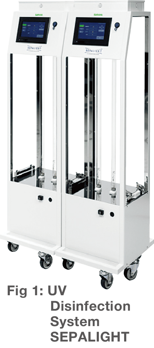Fig1: UV Disinfection System SEPALIGHT