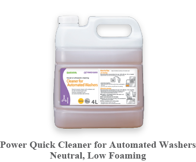 Power Quick Cleaner for Automated Washers Neutral Low Foaming