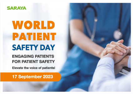 World Patient Safety Day poster for 2022 by SARAYA