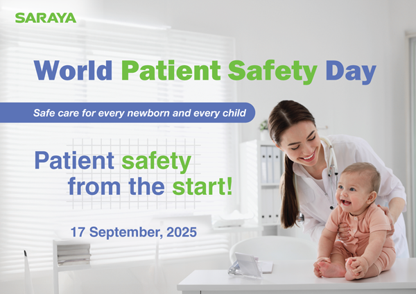 World Patient Safety Day poster for 2025 by SARAYA