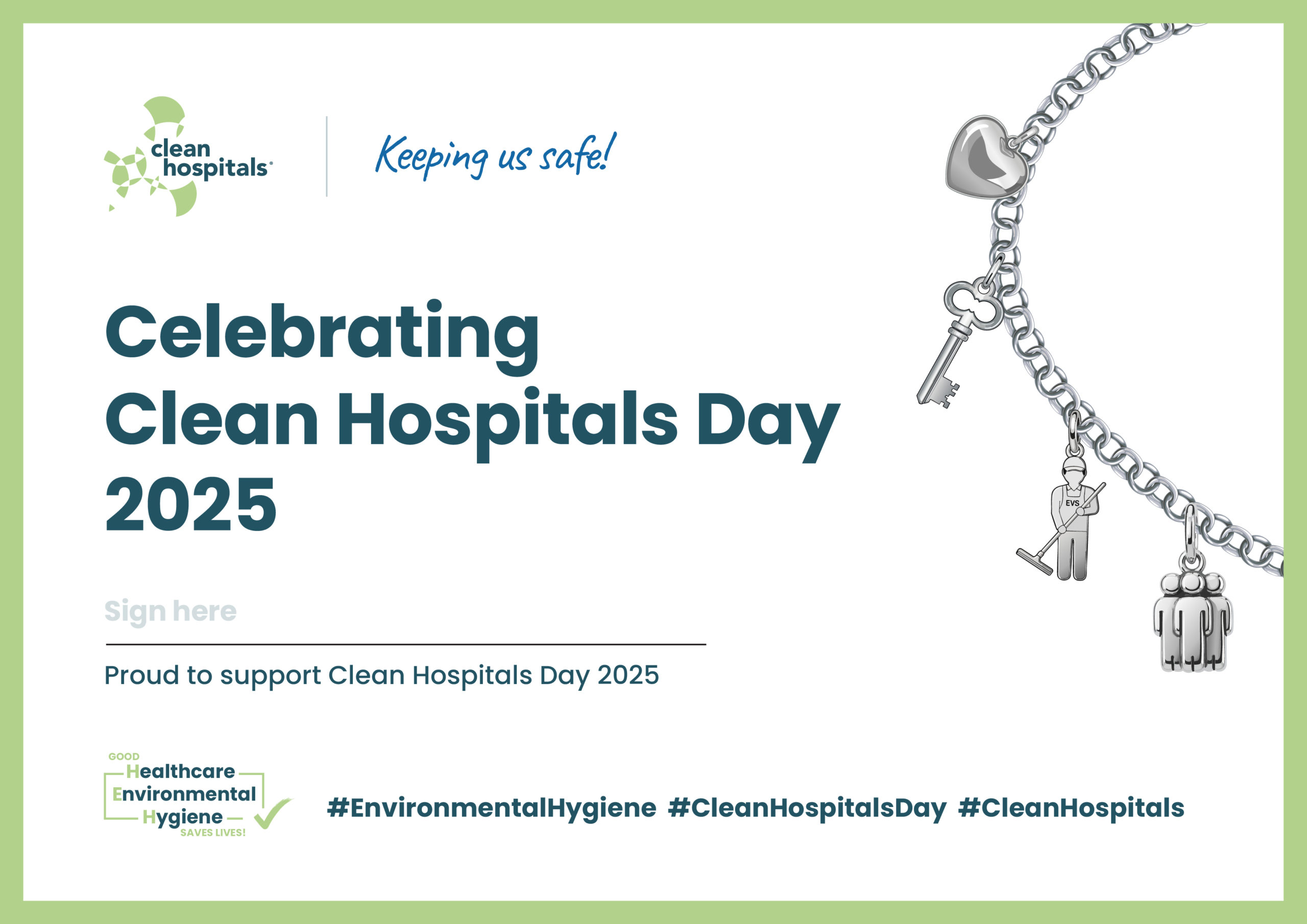 Celebrationg Clean Hospitals Day 2024 selfie board