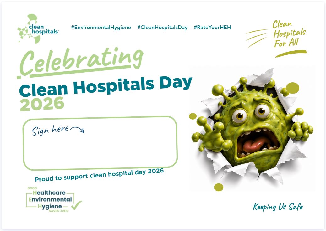 Celebrationg Clean Hospitals Day 2024 selfie board