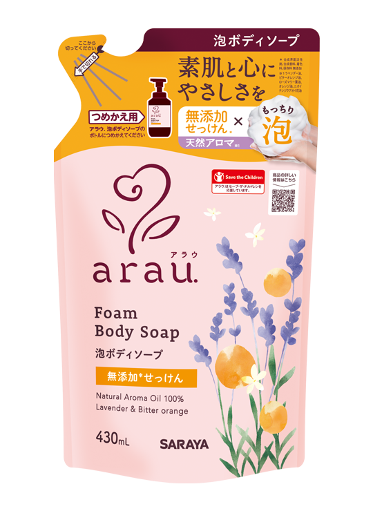 Arau Foam Body Soap Refill 430mL